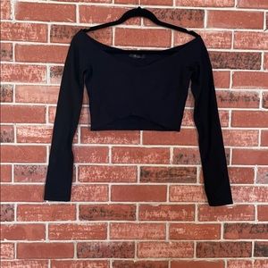 Long sleeved crop top